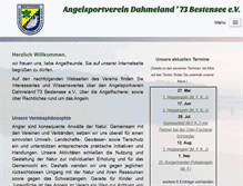 Tablet Screenshot of dahmeland73.de